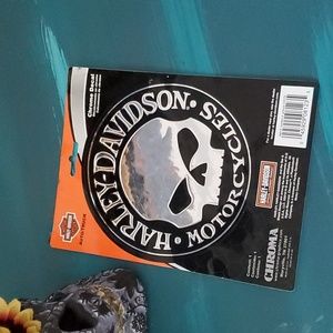 ☠💖 Harley Davidson Willie G skull sticker 🏴‍☠️